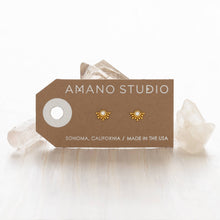 Load image into Gallery viewer, Amano Studio - Rays of Light Stud Earrings: Crystal
