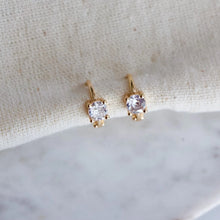 Load image into Gallery viewer, Mini CZ Huggie Earrings
