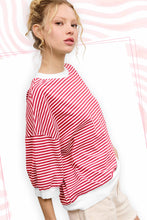 Load image into Gallery viewer, Tomato Stripe Short Sleeve
