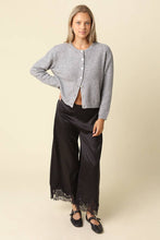 Load image into Gallery viewer, Nora Satin Lace Hem Pants
