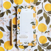 Load image into Gallery viewer, Orange Orchard Market List Notepad
