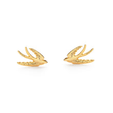 Load image into Gallery viewer, Swallow Bird Stud Earrings
