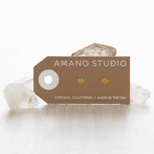 Load image into Gallery viewer, Amano Studio - Rays of Light Stud Earrings: Crystal
