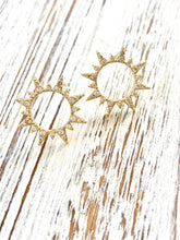 Load image into Gallery viewer, Sun Crystal Earrings
