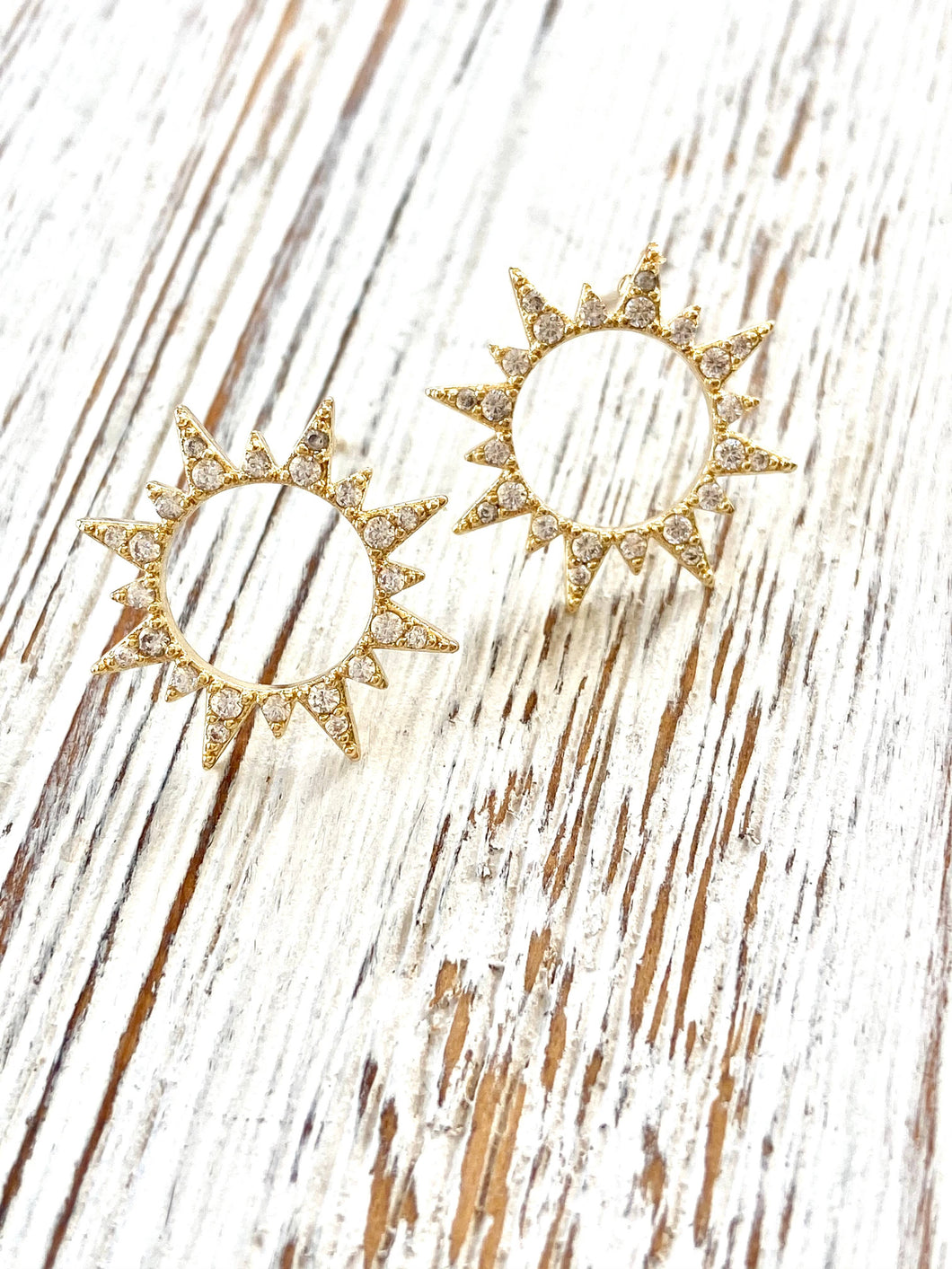 Sun Crystal Earrings