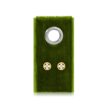 Load image into Gallery viewer, Fleur Studs on Velvet Tag
