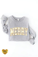 Load image into Gallery viewer, MERRY FOIL Graphic Sweatshirt: XL / MAUVE

