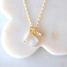 Load image into Gallery viewer, Moonstone Toggle Necklace

