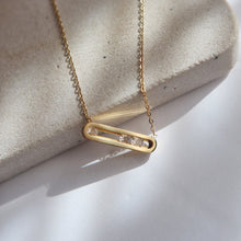 Load image into Gallery viewer, Lumi Bar CZ Necklace

