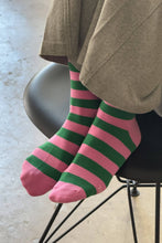 Load image into Gallery viewer, Wally Socks: Wide Stripe
