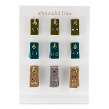 Load image into Gallery viewer, Splendid Iris - Branded 9 Hook Display
