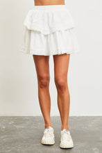 Load image into Gallery viewer, Lace Ruffle Mini Skirt
