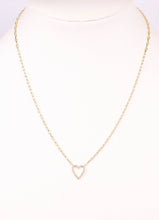 Load image into Gallery viewer, Andrew CZ Heart Necklace
