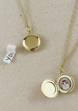 Load image into Gallery viewer, GoldFi - 18k Gold Filled Round Locket Necklace
