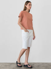 Load image into Gallery viewer, MOD REF - The Lanie Top | Everyday Cotton T-Shirt: BUTTER / SMALL
