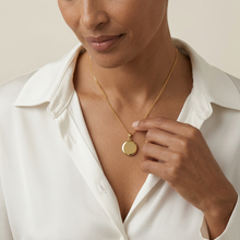 Load image into Gallery viewer, GoldFi - 18k Gold Filled Round Locket Necklace
