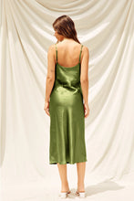Load image into Gallery viewer, Satin Bias Cut Slip Dress
