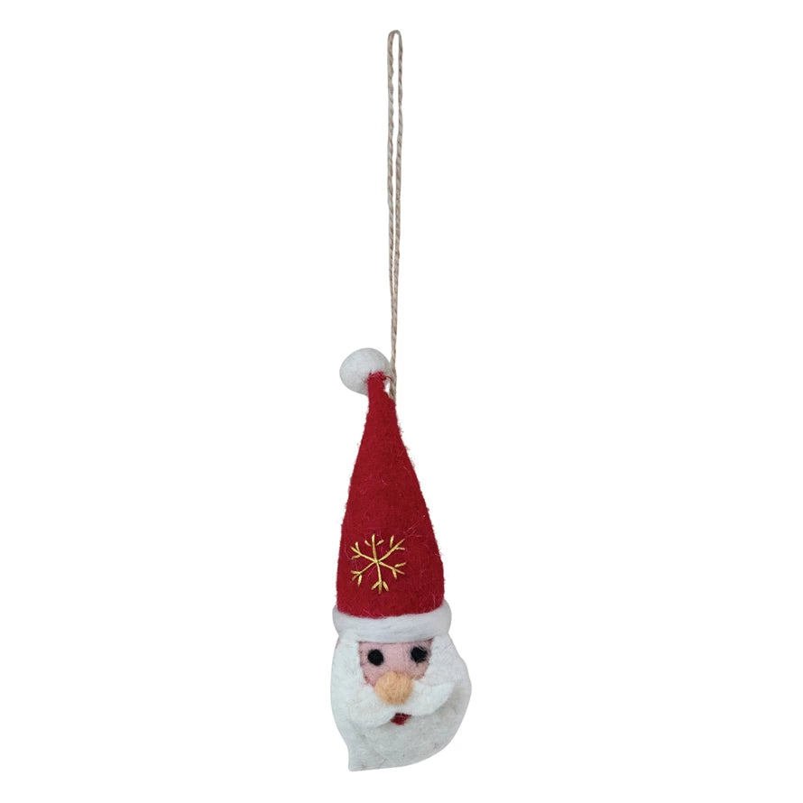 Felt Santa Ornament