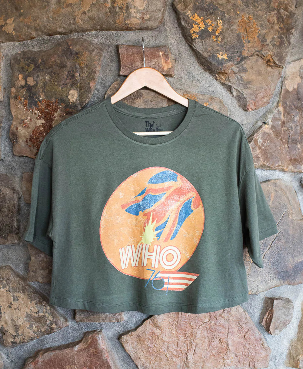 The Who 76' Cropped Tee