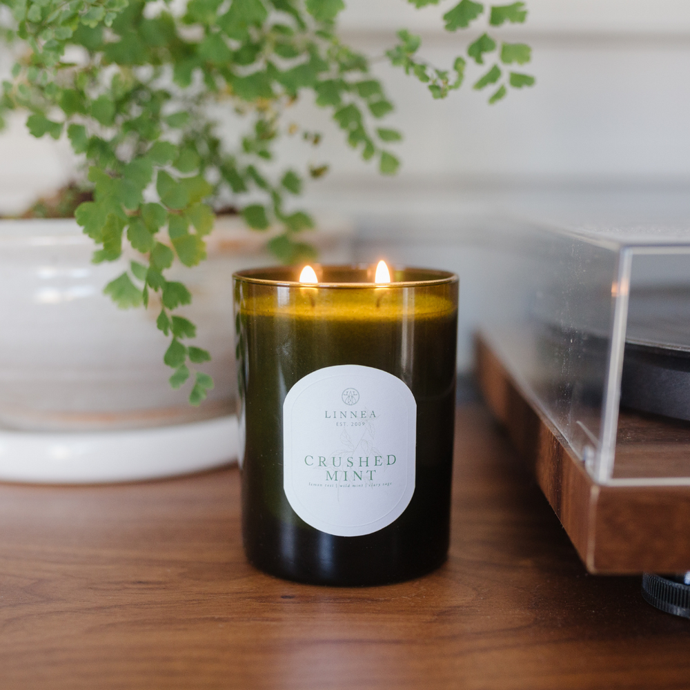 Crushed Mint Candle 2 Wick