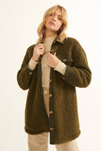 Load image into Gallery viewer, Olive Fleece Jacket
