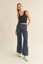 Load image into Gallery viewer, KIMBERLY C - Midnight Blue Classic Style Wide Leg Pants: L / Midnight Blue
