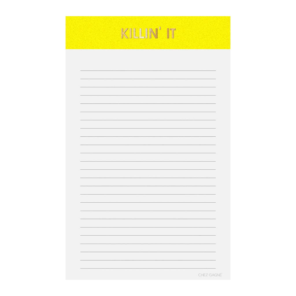 Killin' It Notepad