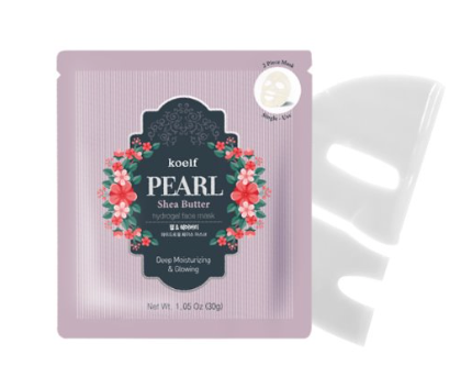 Best Beauty Group - KOELF Gold Rose Peal Shea Butter Hydrogel Sheet Face Mask: Pearl and Shea Butter