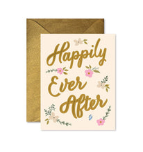 Load image into Gallery viewer, Happily Ever After Wedding Greeting Card

