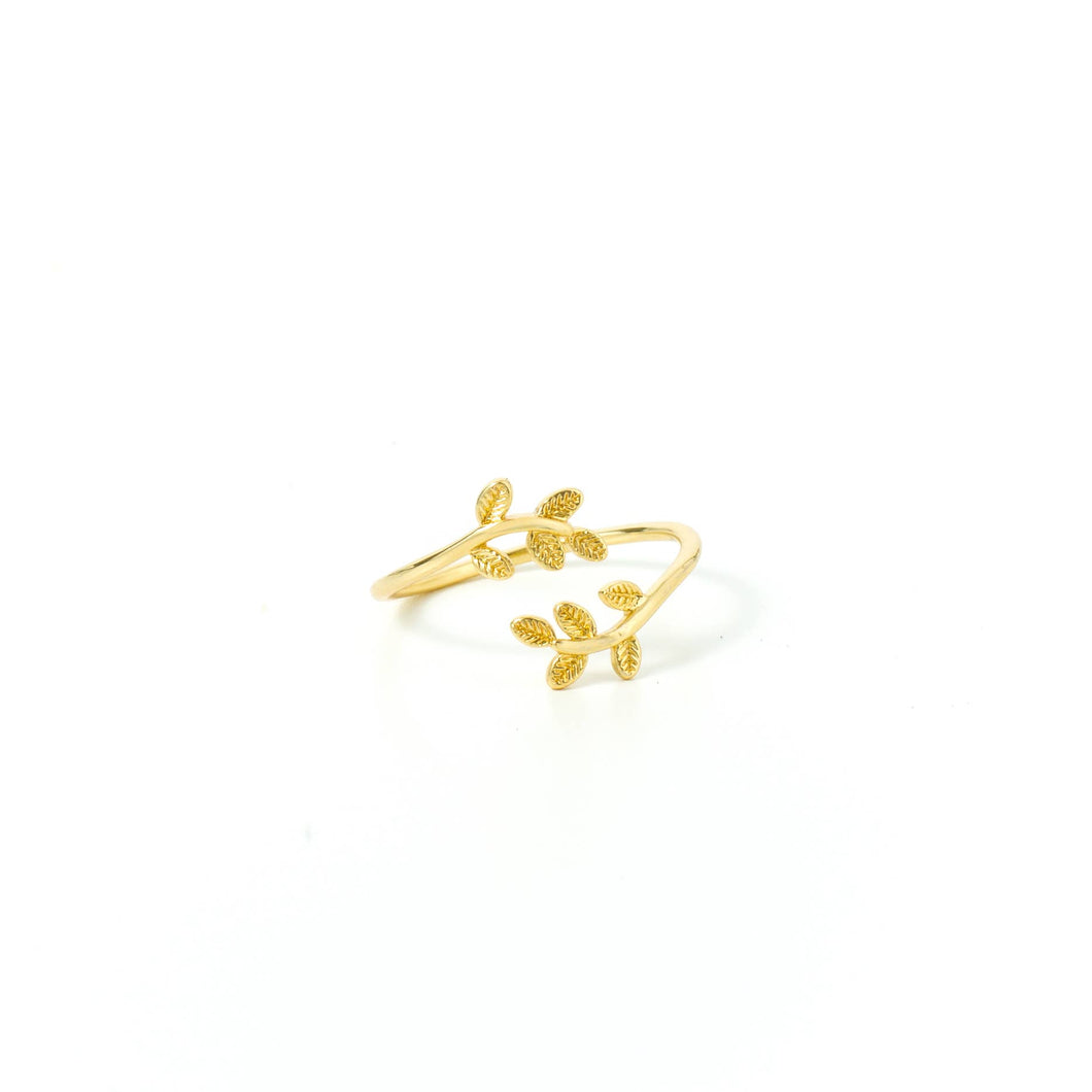 Gold Leaf Ring