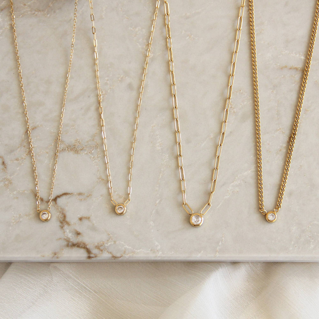 Emerald Cut Necklace