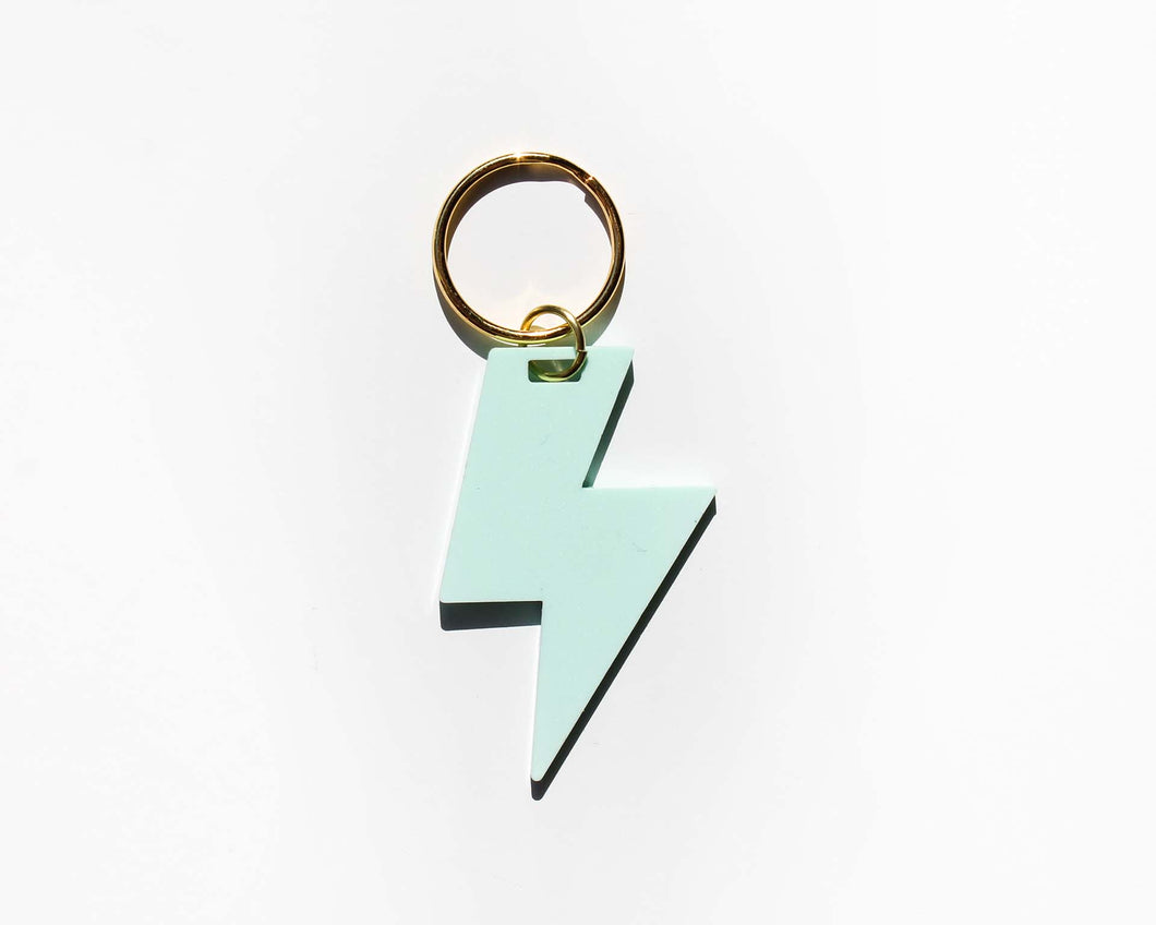 BOLT Acrylic Keychain Turquoise