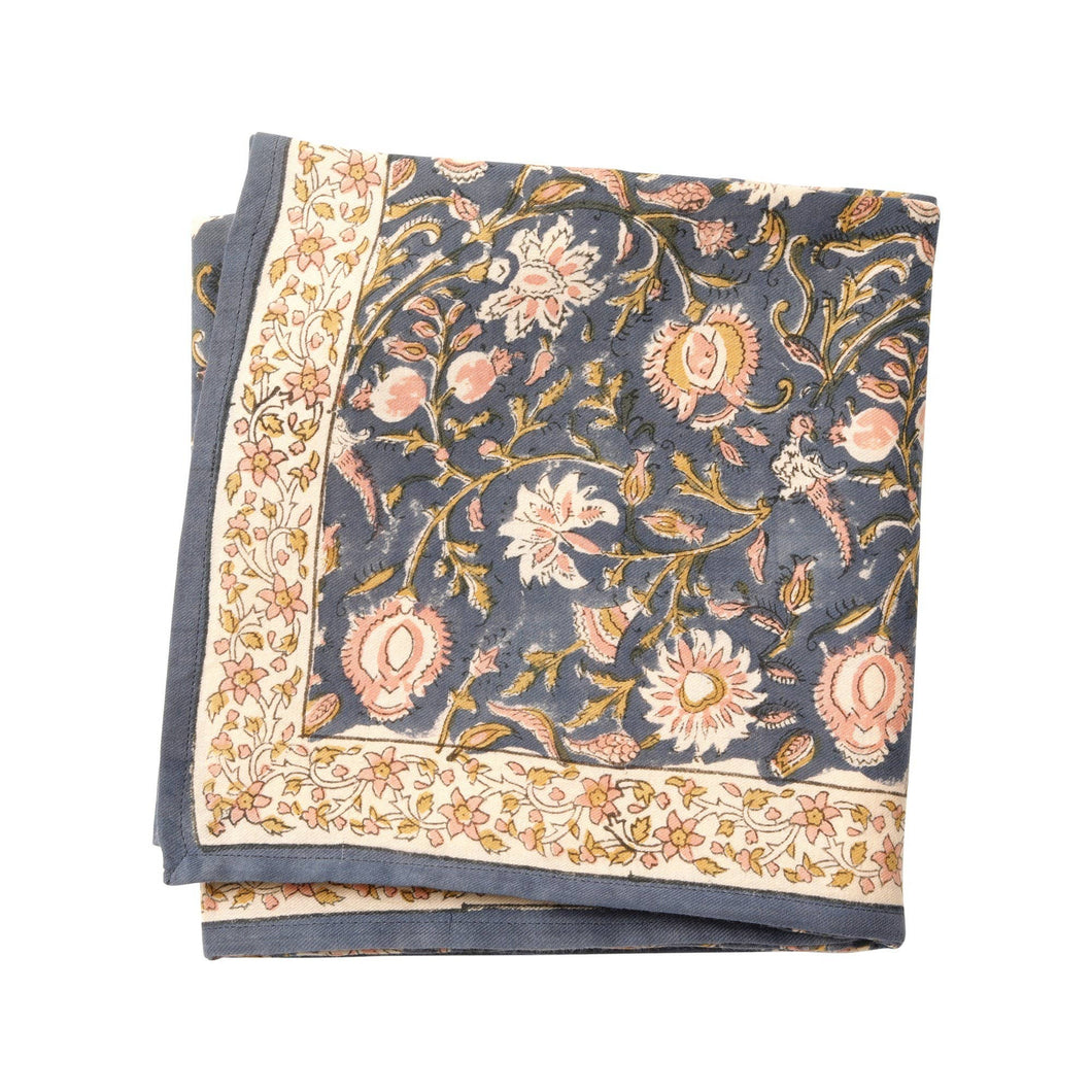 Scarf with indian flowers print