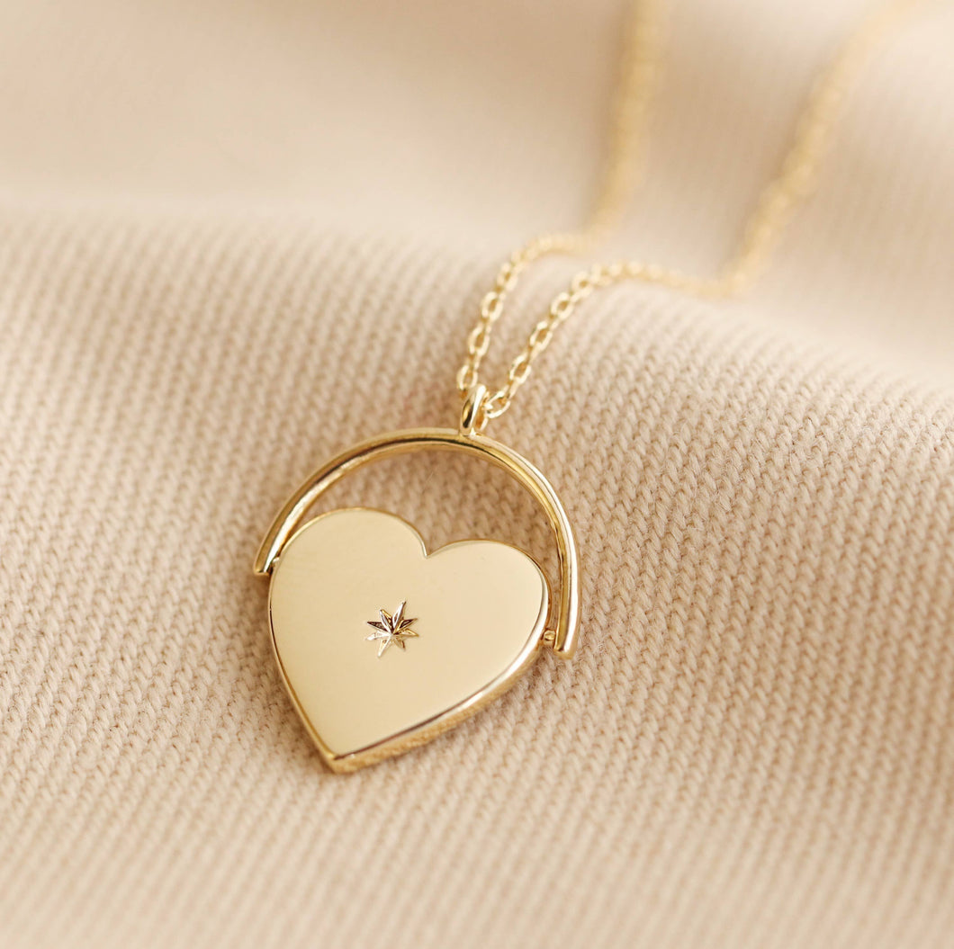 Spinning Heart Necklace
