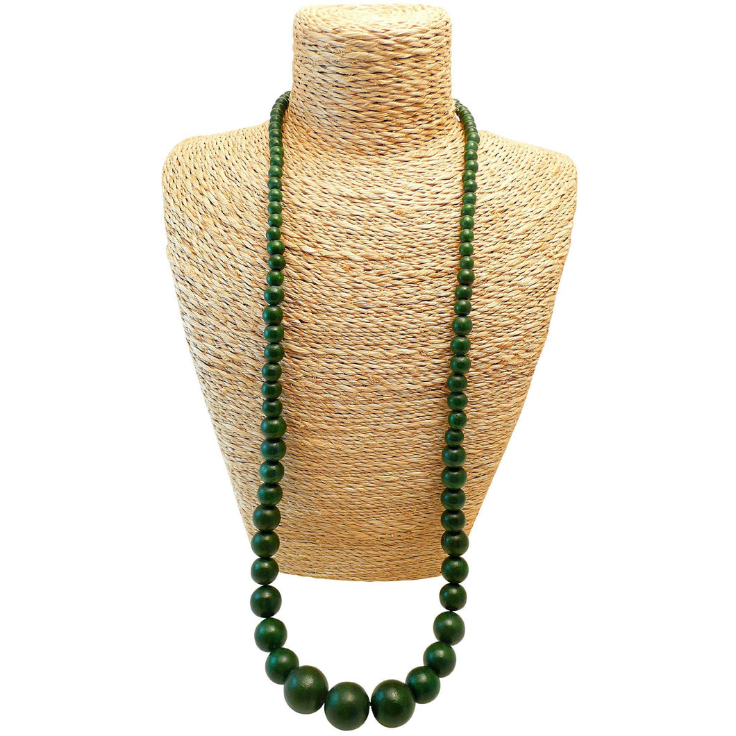 Moss Beaded Necklace