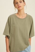 Load image into Gallery viewer, Stitch Pocket T-Shirt in Olive

